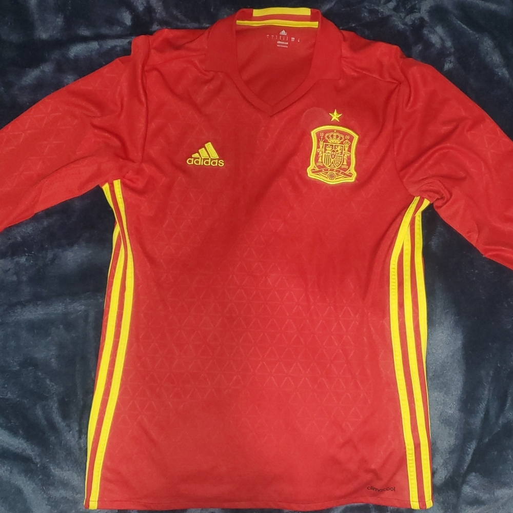 Long sleeve replica Spain jersey